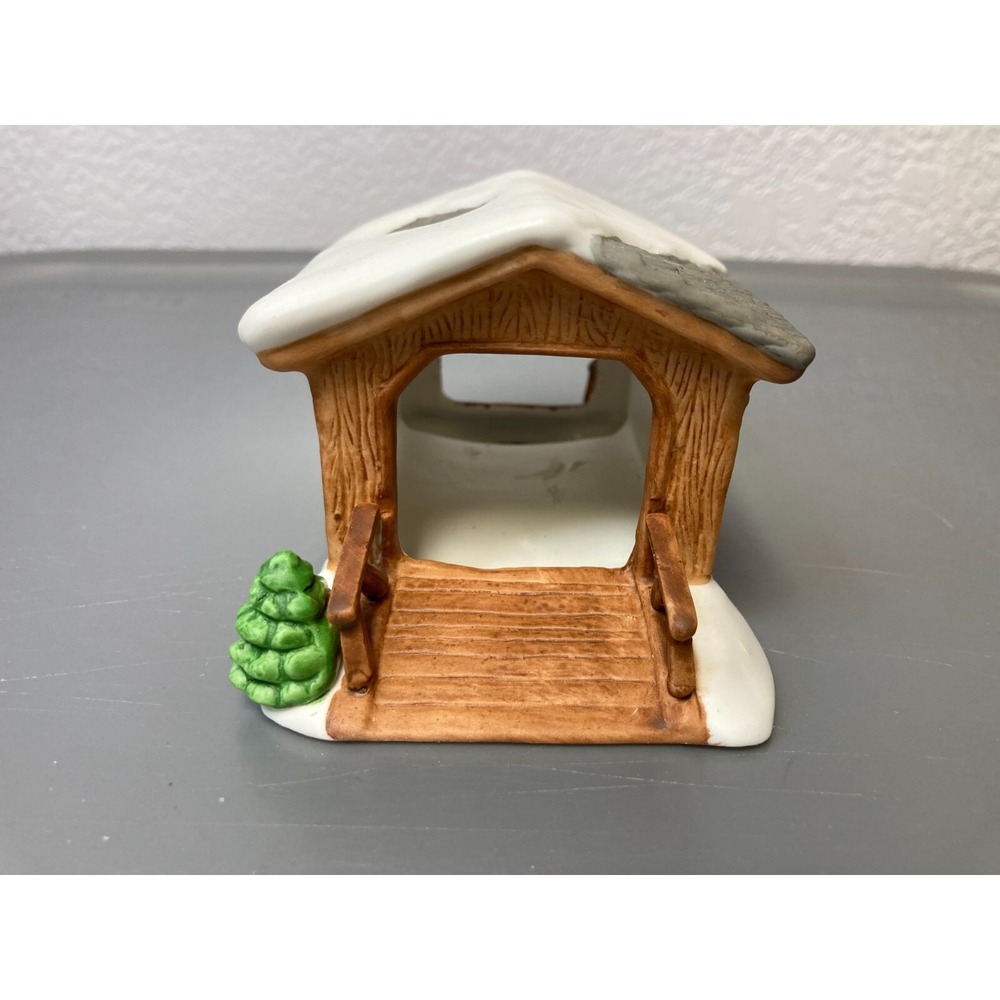 Dept. 56 Heritage Village Collection Covered Wooden Bridge in Box #65315